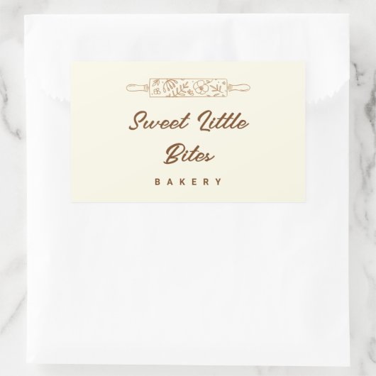 Sweet Little Bites Bakery Logo Sticker (Tas)