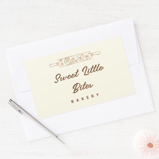Sweet Little Bites Bakery Logo Sticker (Envelop)