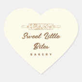 Sweet Little Bites Bakery Logo Sticker (Voorkant)