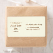 Sweet Little Bites Bakery Verzending Etiket (Insitu)
