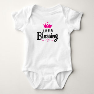 Sweet "Little Blessing" Pink Romper