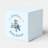 Sweet Little Boy On The Way Baby shower Bedankdoosjes (Achterkant)