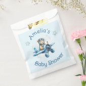 Sweet Little Boy On The Way Baby shower Bedankzakje (Gezegeld)