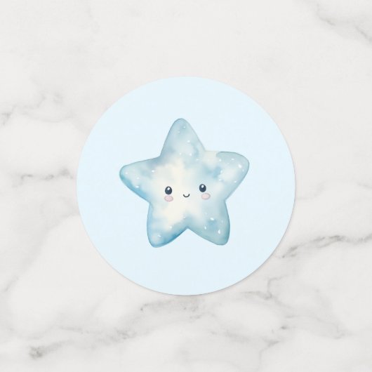 Sweet Little Boy On The Way Baby shower Confetti (Kleine voorkant)