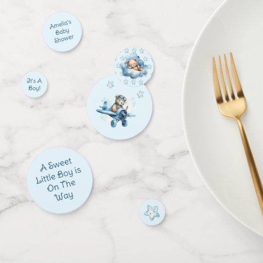 Sweet Little Boy On The Way Baby shower Confetti (Groep)