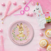 Sweet Little Bunny Baby shower 7" Bord (Feest)