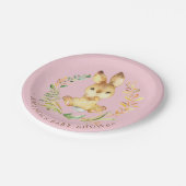 Sweet Little Bunny Baby shower 7" Bord (Gekanteld)