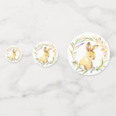 Sweet Little Bunny Baby shower Confetti (Achterkanten)
