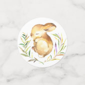 Sweet Little Bunny Baby shower Confetti (Kleine voorkant)