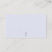 Sweet Little Bunny Botanical Diaper Raffle Informatiekaartje (Achterkant)