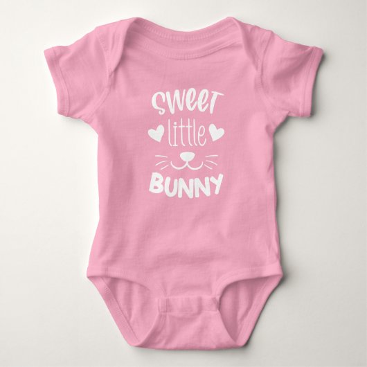 Sweet Little Bunny Easter Romper (Voorkant)