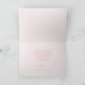 Sweet Little Bunny - Hartelijk dank Bedankkaart (Binnen)