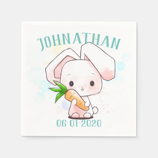 Sweet Little Bunny Napkins Servet (Voorkant)