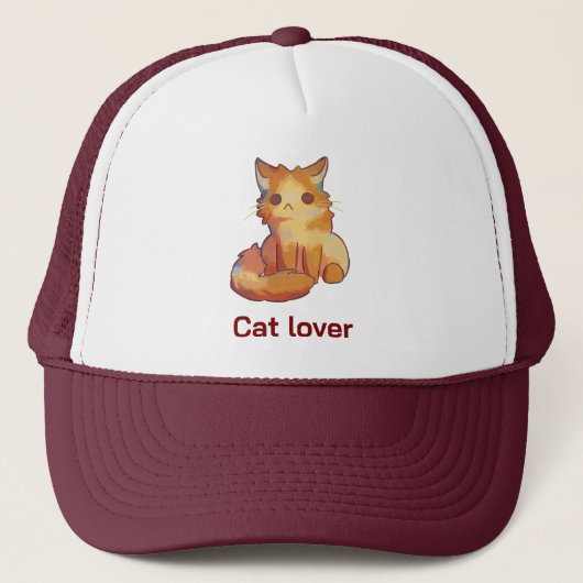Sweet little Cat, cat lover Trucker Pet (Voorkant)