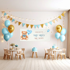 Sweet Little Cub Baby shower Spandoek
