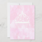 Sweet Little Cupcake Birthday Kaart (Achterkant)