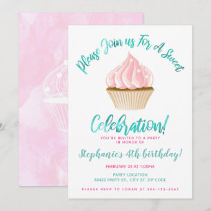 Sweet Little Cupcake Birthday Kaart
