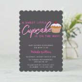 Sweet Little Cupcake Girl baby shower Kaart (Staand voorkant)