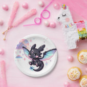 Sweet Little Dragon-Baby shower Papieren Bordje (Feest)