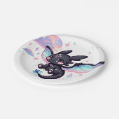 Sweet Little Dragon-Baby shower Papieren Bordje (Gekanteld)