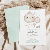 Sweet Little Dumpling Gender Neutral Baby Shower Kaart