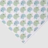 Sweet Little Elephants Tissuepapier (Detail)