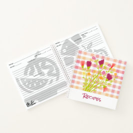 Sweet Little Flowered Receptenboek Notitieboek