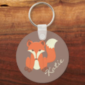 "Sweet Little Fox" Sleutelhanger (Voorkant)