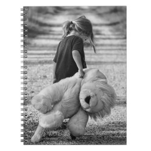 Sweet Little Girl en Teddy Bear Notitieboek