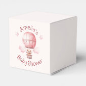 Sweet Little Girl On The Way Baby shower Bedankdoosjes (Achterkant)