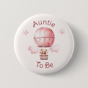 Sweet Little Girl On The Way Baby shower Ronde Button 5,7 Cm