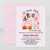 Sweet Little Halloween boo is on the way Kaart (Voorkant / Achterkant)