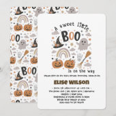 Sweet Little Halloween boo is on the way Kaart (Voorkant / Achterkant)