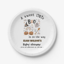 Sweet Little Halloween boo is on the way Papieren Bordje