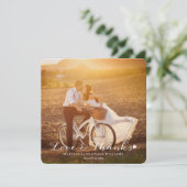 Sweet Little Heart Weddenschap Hartelijk dank Bedankkaart (Staand voorkant)