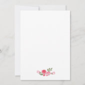 Sweet Little Hippo Baby shower Kaart (Achterkant)