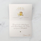 Sweet Little Honey Baby shower Bedankkaart (Binnen)