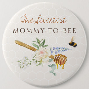 Sweet Little Honey Baby shower Dank je wel Ronde Button 6,0 Cm
