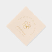 Sweet Little Honey Baby shower Folie Servetten (Rechts)