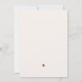 Sweet Little Honey Baby shower Kaart (Achterkant)