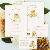 Sweet Little Honey Baby shower Luier Raffle Informatiekaartje
