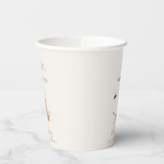 Sweet Little Honey Baby shower Papieren Bekers (Links)