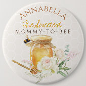 Sweet Little Honey Baby shower Ronde Button 6,0 Cm (Voorkant)