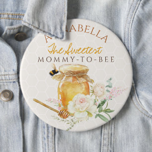 Sweet Little Honey Baby shower Ronde Button 6,0 Cm
