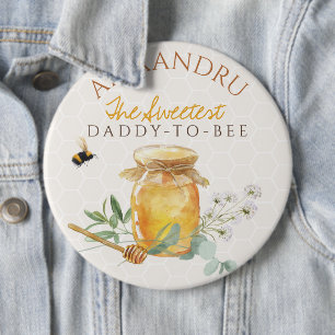 Sweet Little Honey Baby shower Ronde Button 6,0 Cm