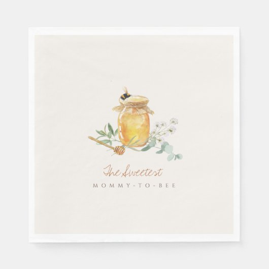 Sweet Little Honey Baby shower Servet (Voorkant)
