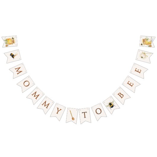 Sweet Little Honey Baby shower Vlaggetjes (Alle)