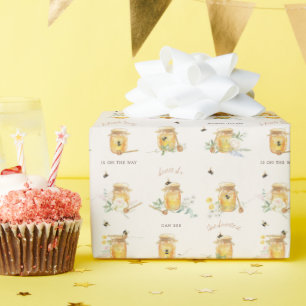 Sweet Little Honey Baby shower Welkomstbord Cadeaupapier