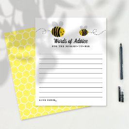 Sweet Little Honey Bee Baby shower Advice