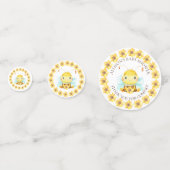 Sweet Little Honey Bee Baby shower Dank u Confetti (Voorkanten)